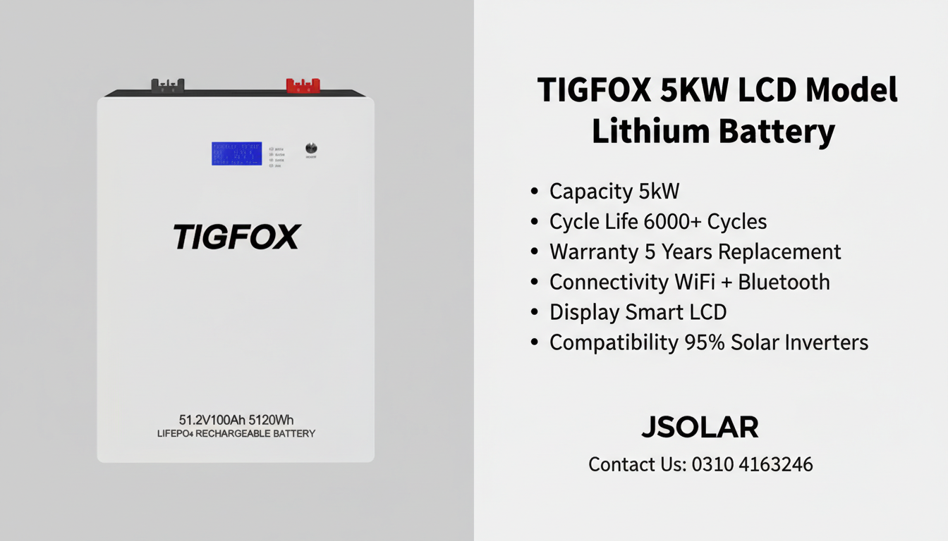 TigFox 5kw lithium Battery