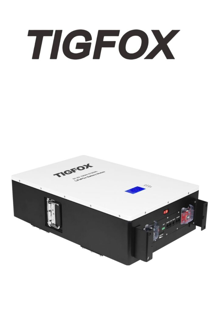 TIGFOX off grid hybrid 48v battery energy storage solar mounted 51.2v 200ah 2